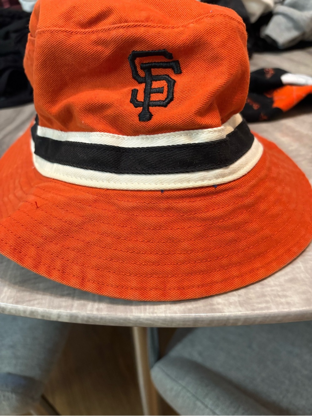 ’47 Orange Cotton Hat with Branded Interior Tag + 2 pairs of SF giants socks
